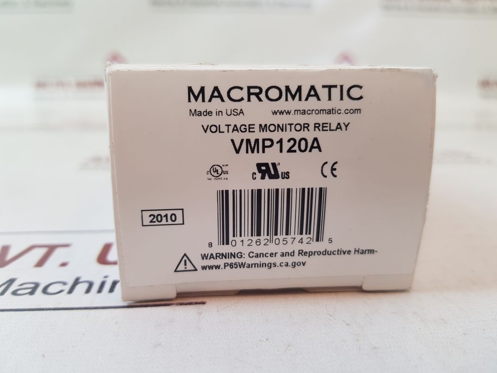 Macromatic Vmp120A Voltage Monitor Relay