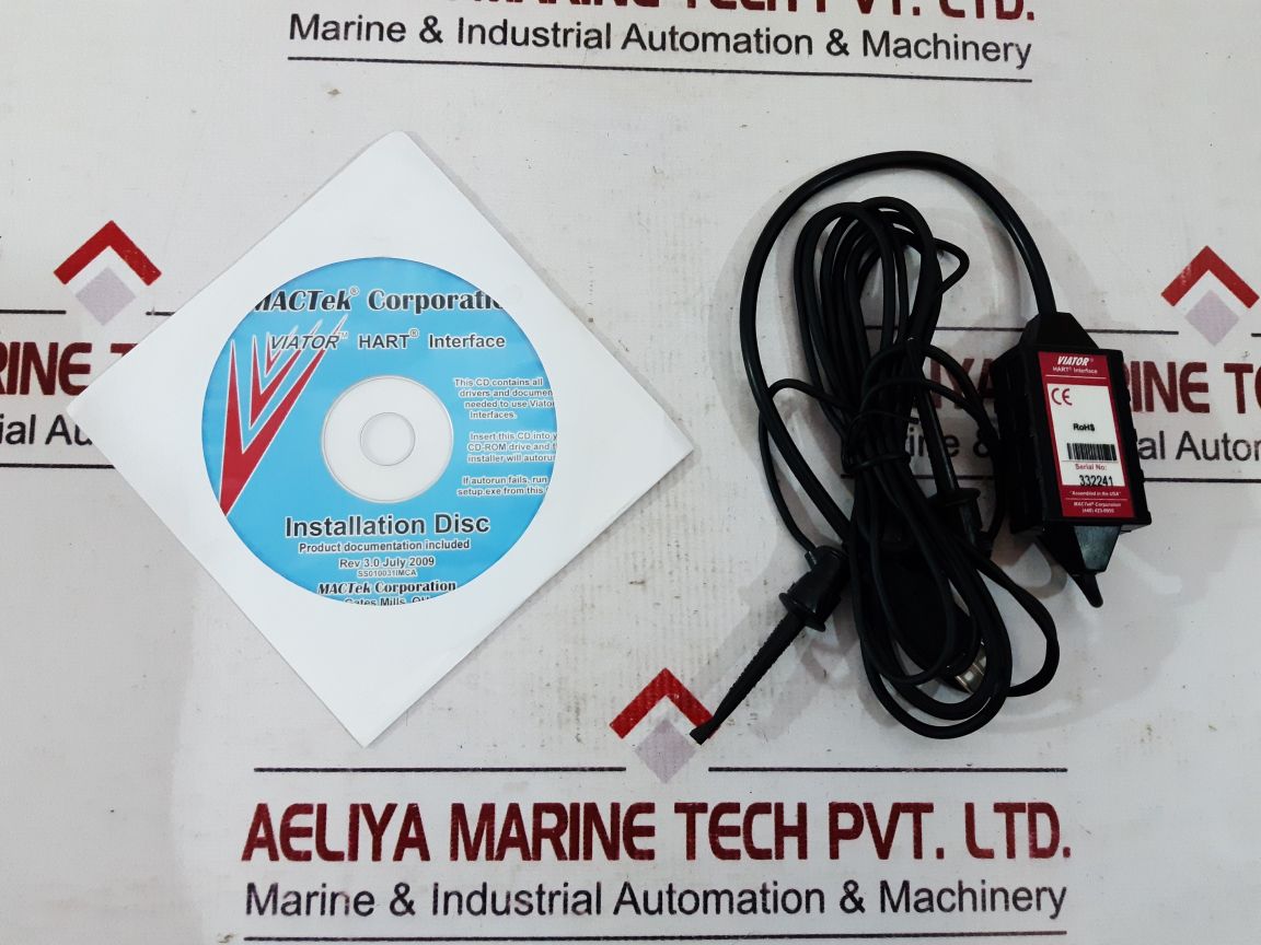 Mactek 010031 Usb Hart Interface With Installation Disc