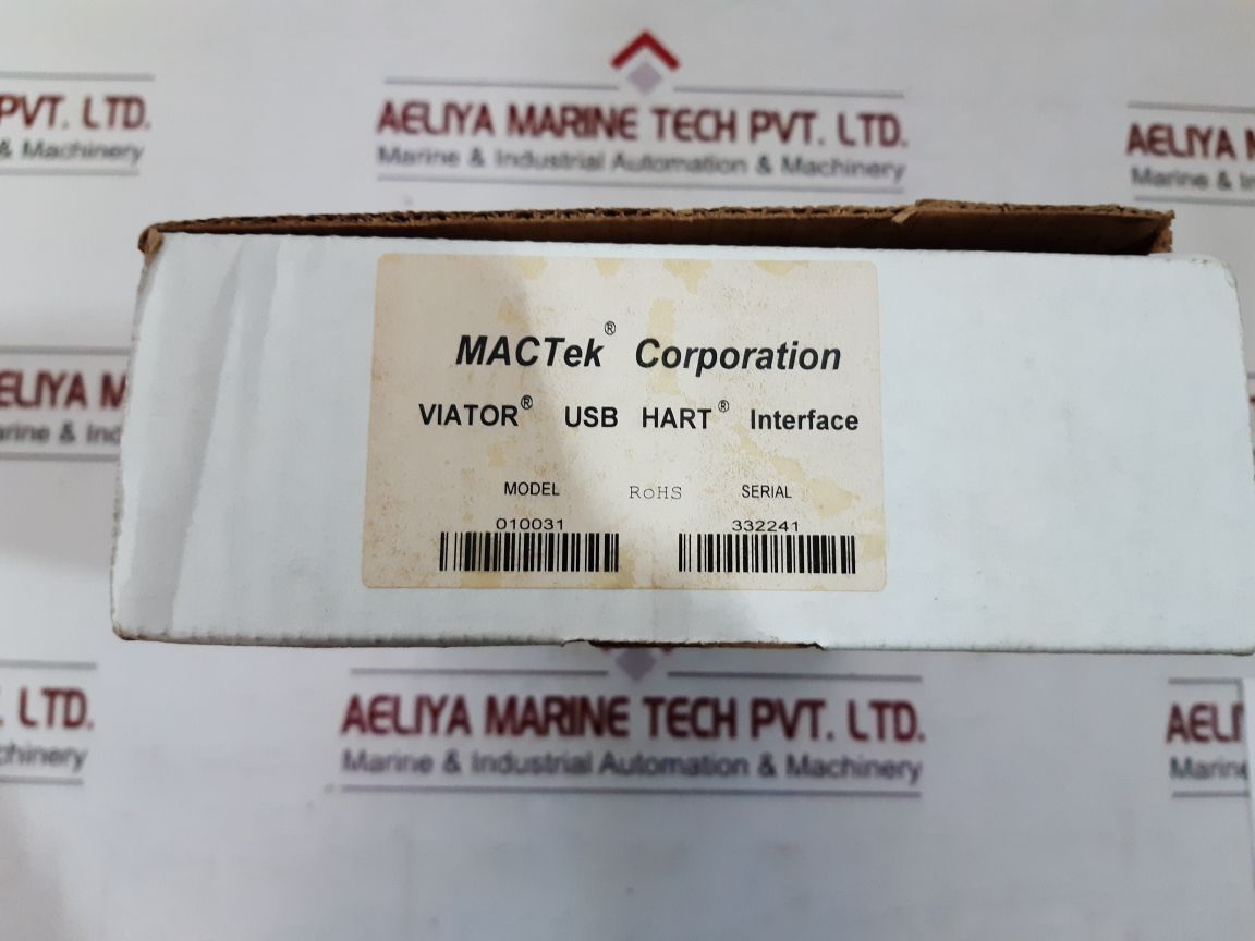 Mactek 010031 Usb Hart Interface With Installation Disc