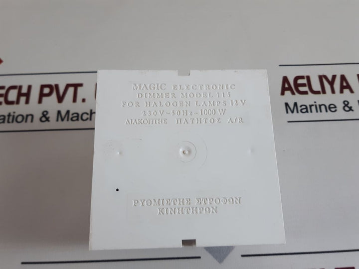 Magic Electronic Model 115 Dimmer Voltage & Light Regulator