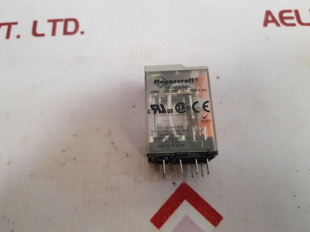 Magnecraft 782Xbx2M4L Relay 220/230 Vac