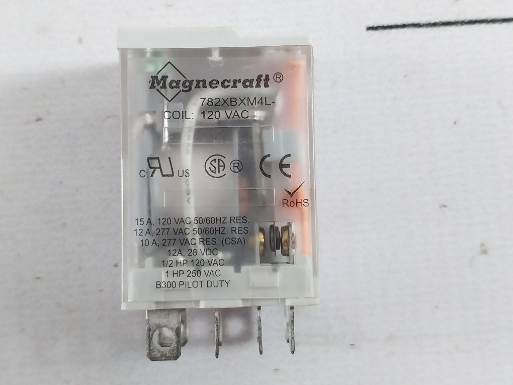 Magnecraft 782Xbxm4L Relay 120 Vac