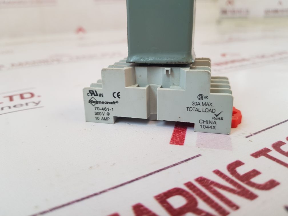 Magnecraft 782Xdxh10-120 Vac Relay Khs-17A11-120 With Base