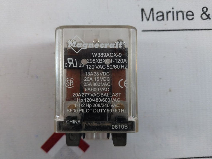 Magnecraft W389Acx-9 Relay 298Xbxc1-120A