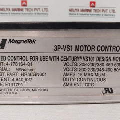 Magnetek 3P-vs1 Motor Speed Control 4-178164-01 70°C