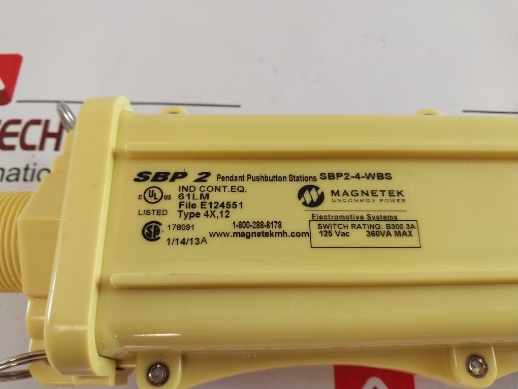 Magnetek Sbp2-4-wbs Pendant Pushbutton Stations