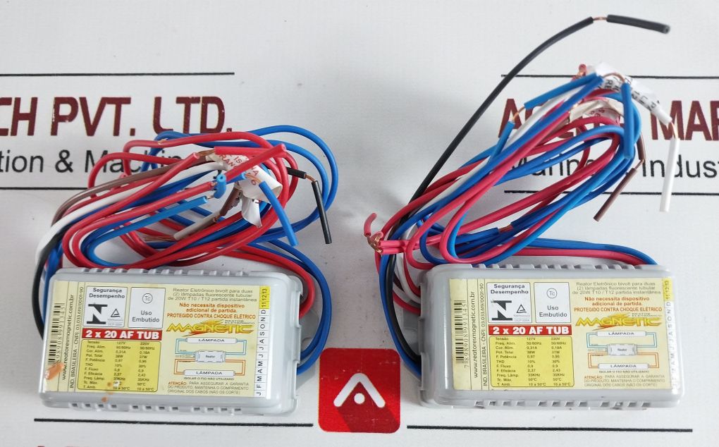 Magnetic 2 X 20 Af Tub Electronic Ballast 127/220V