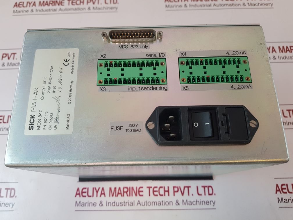 Sick Maihak Mds 840 Control Unit 230V 48-62Hz 20Va