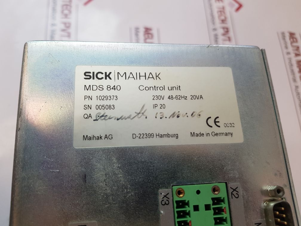 Sick Maihak Mds 840 Control Unit 230V 48-62Hz 20Va