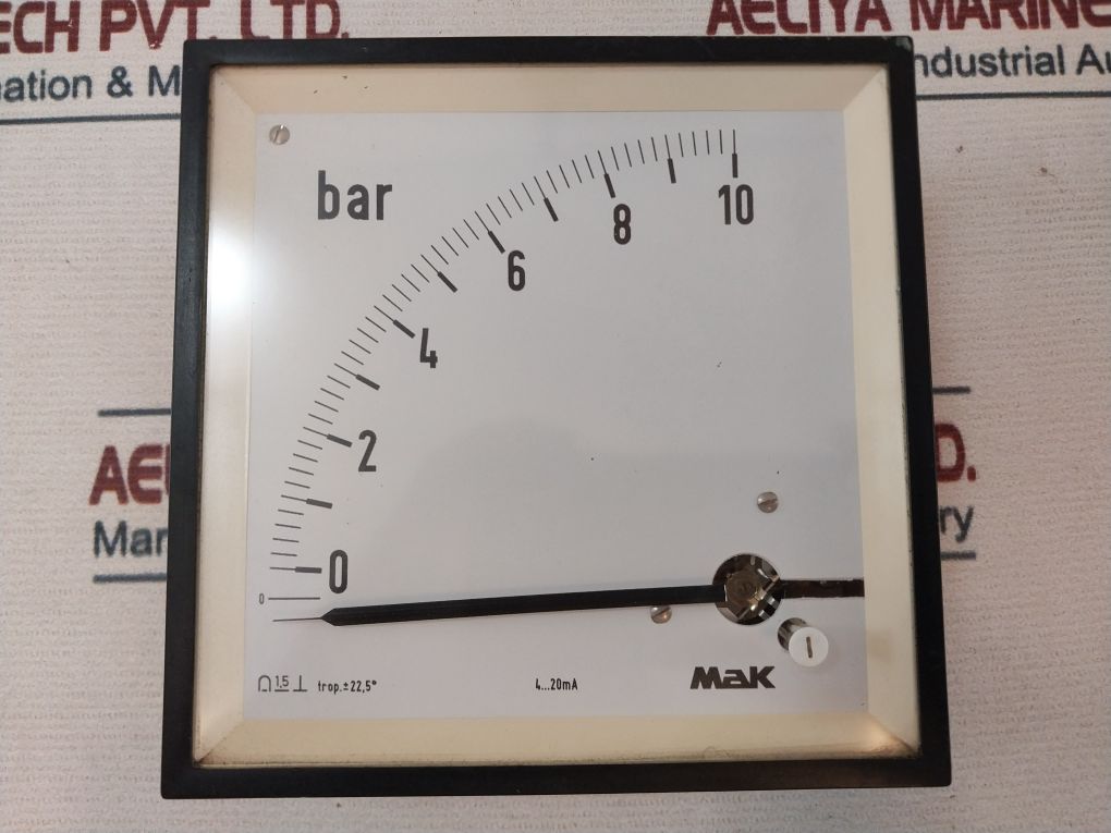 Mak 0-10 Bar Meter 4…20 Ma 150V