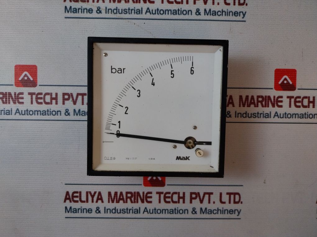Mak 0-6 Bar Analog Display Thermometer