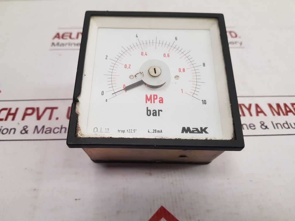 Mak Lsp96 Panel Meter 0-10 Bar 0-1 Mpa