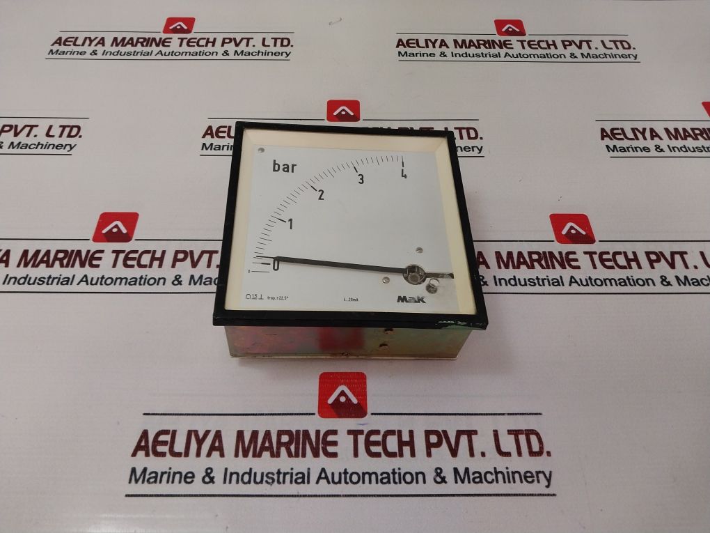 Mak Pq144Rs Analog Display Meter 0-4 Bar 24V