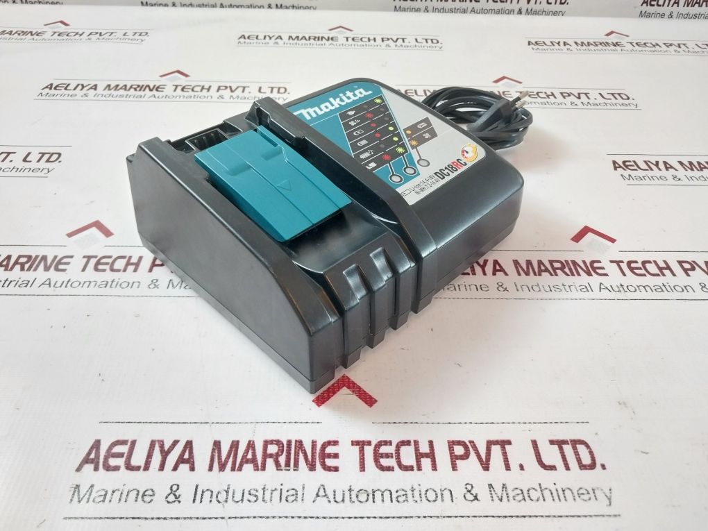Makita Dc18Rc Lithium‑Ion Rapid Battery Charger
