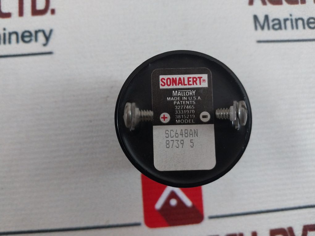 Mallory Sc648An Buzzer Panel Mount Alarm Continuous