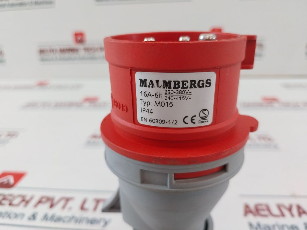 Malmbergs M015 Power Plug 16A-6H Ip44