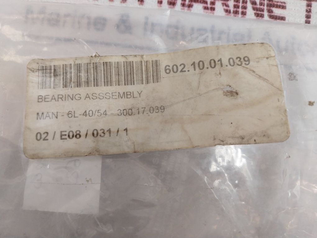 Man 6L-40/54-300.17.039 Bearing Assembly 463