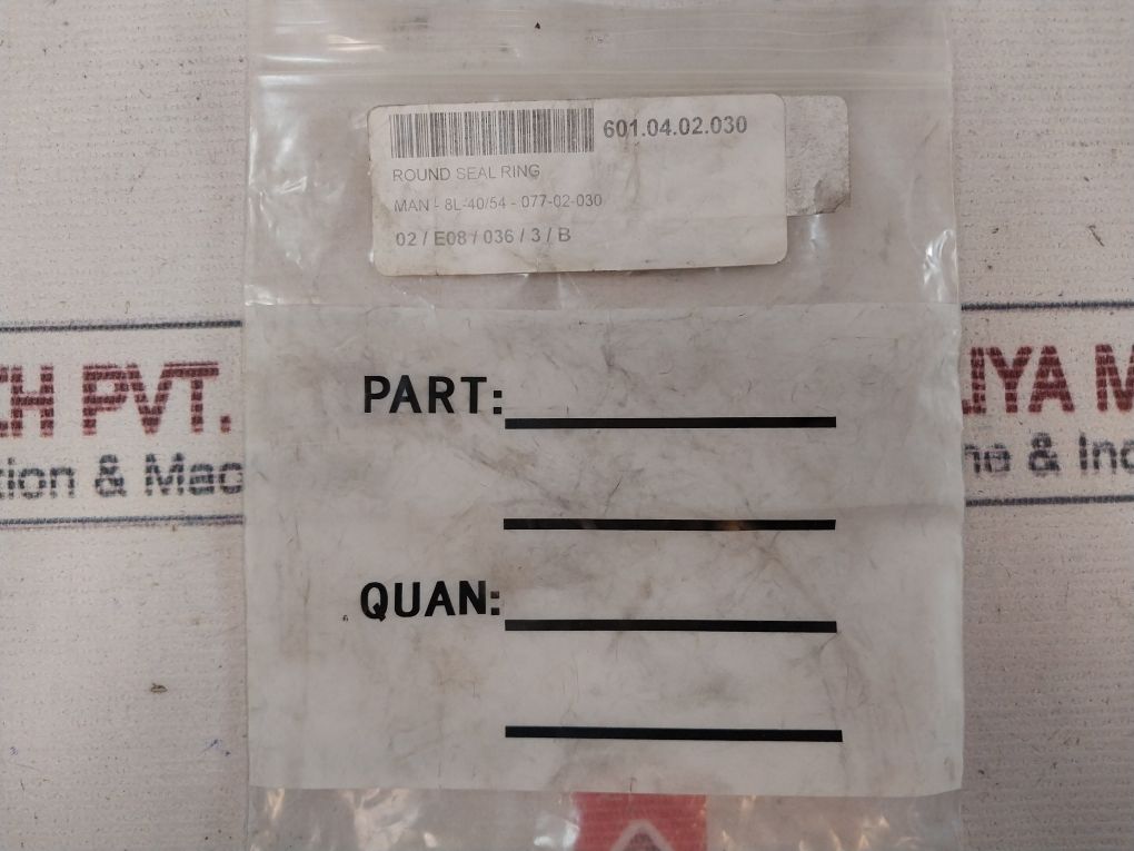 Lot Of 4X Man 8L-40/54-077-02-030 Round Seal Ring