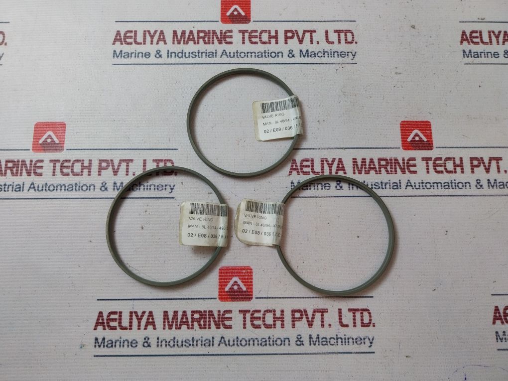 Lot Of 9X Man 8L 40/54 Valve Ring