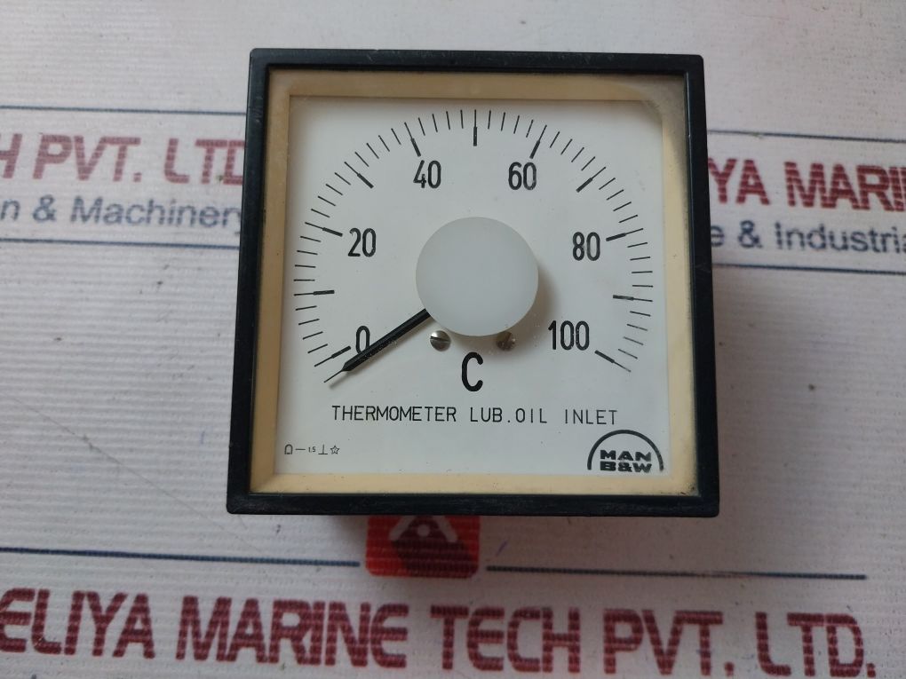 Man B & W 0-100C Thermometer 4-20Ma
