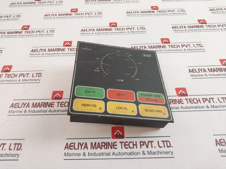 Man B&W 0-1200 Rpm Indicator 24Vdc