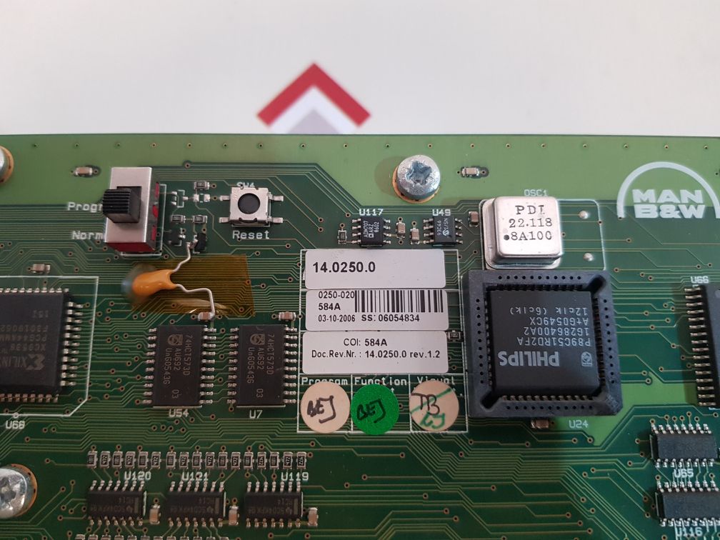 Man B&W 0250-020 Backup Control Unit