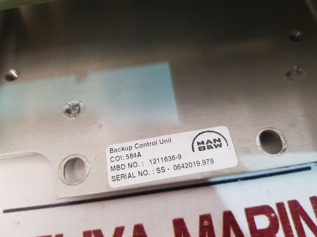 Man B&W 0250-020 Backup Control Unit