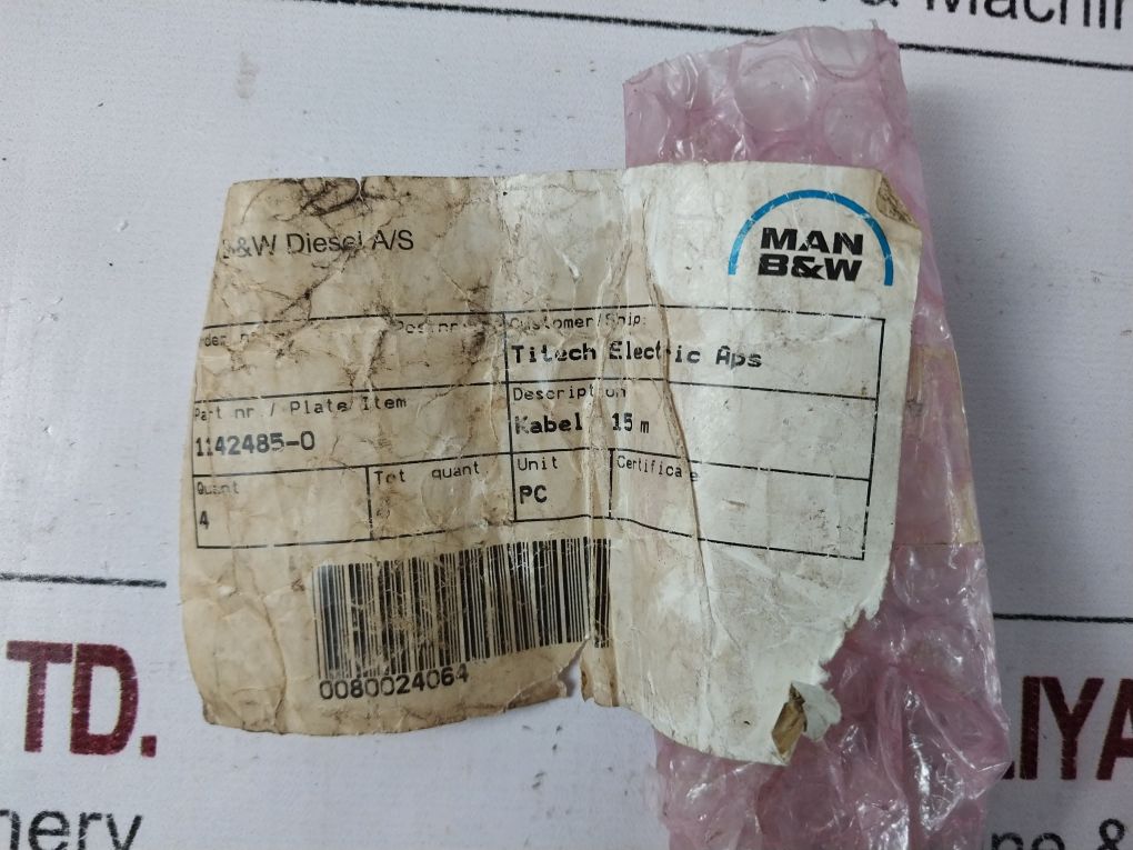 Man B&W 1142486-2.0 Pmi Controller Box