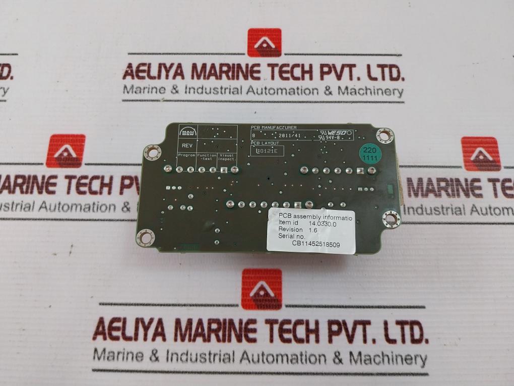 Man B&W 14.0330.0 Printed Circuit Board Terminal Box
