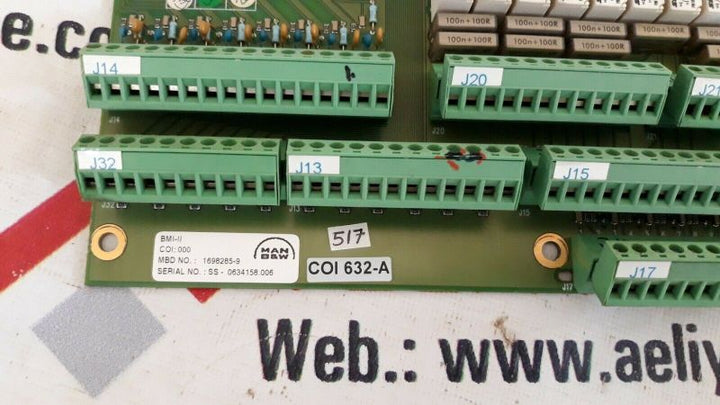 Man B&W 1698285-9 Base Module L27/38 Rev.1.1