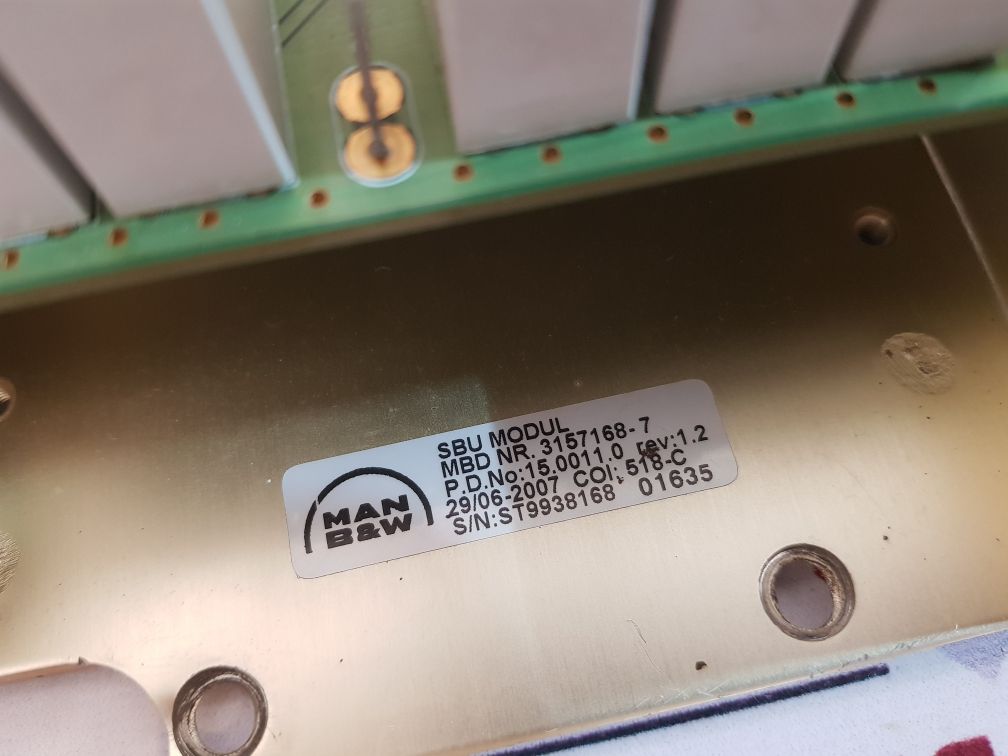 Man B&W 3157168-7 Sbu Module