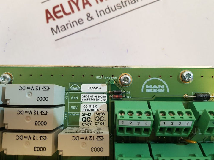 Man B&W 3157168-7 Sbu Module