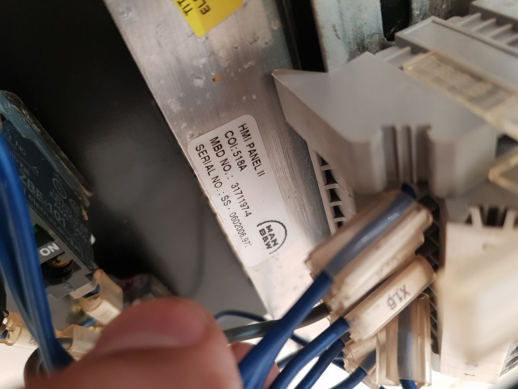 Man B&W 3171197-4 Hmi Panel Ii Coi 518A