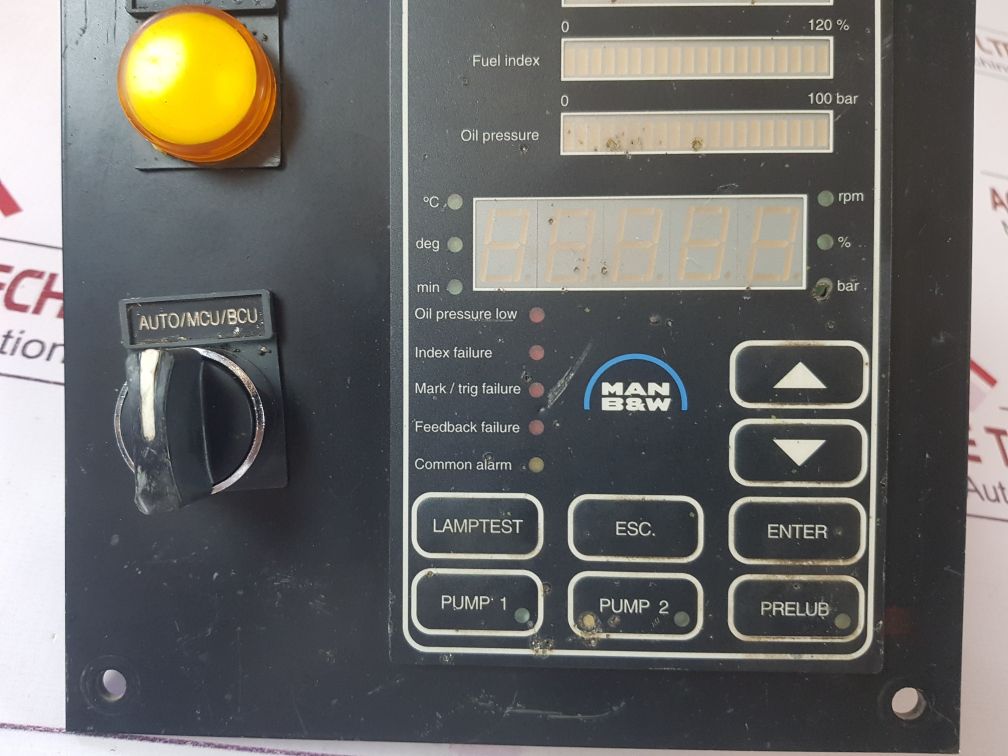 Man B&W 3171197-4 Hmi Panel Rev. 1.6
