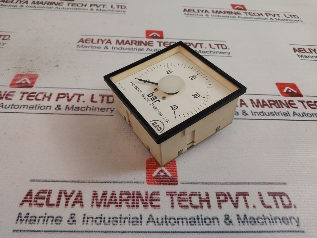 Man B&W 4-20Ma Pressure Gauge Starting Air