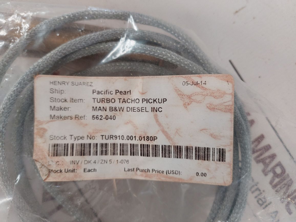 Man B&W 562-040 Turbo Tacho Pickup 645764