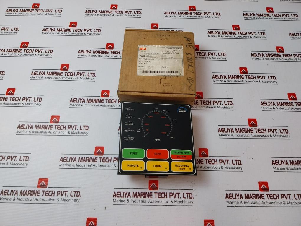 Man B&W L23/30H Rpm Indicator 0-1200 Rpm 24Vdc