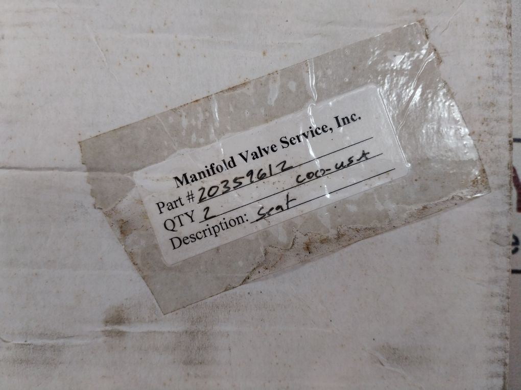 Manifold Valve 20359612 Seat