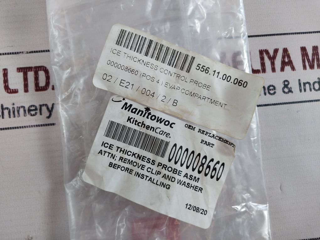 Manitowoc 000008660 Ice Thickness Control Probe 556.11.00.060 Rev 00