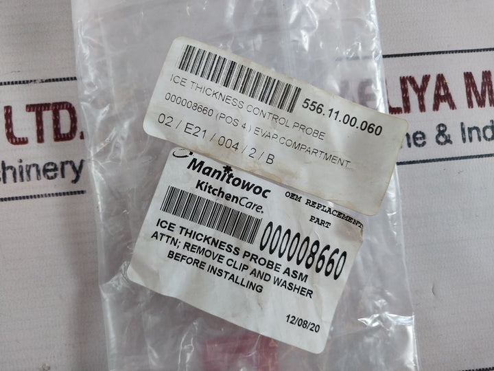 Manitowoc 000008660 Ice Thickness Control Probe 556.11.00.060 Rev 00