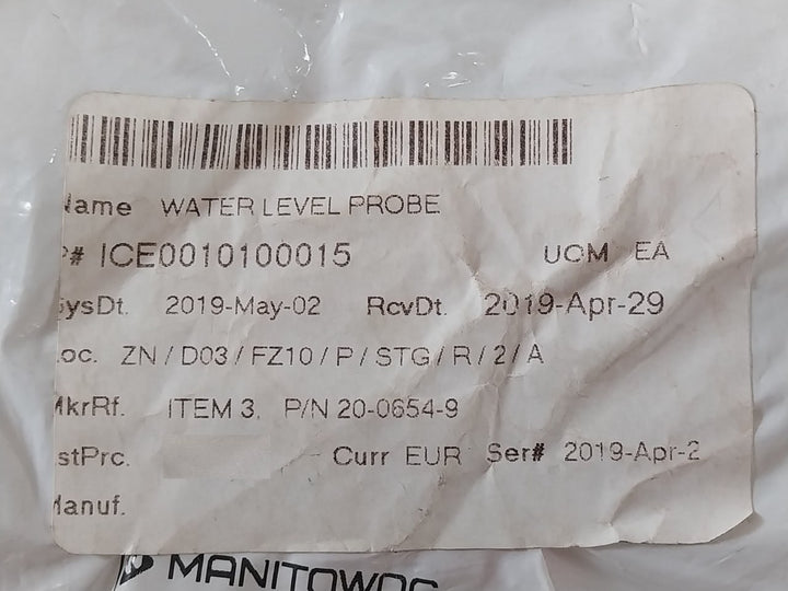 Manitowoc 20-0654-9 Water Level Probe Ice0010100015