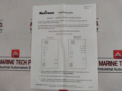 Manitowoc 2511303 J Model Control Board Change