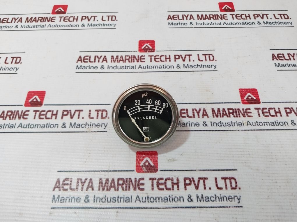 Manitowoc 4601130 Oil Pressure Gauge 0-80 Psi