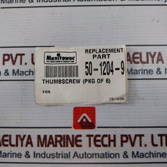 Manitowoc 50-1204-9 Thumbscrew 