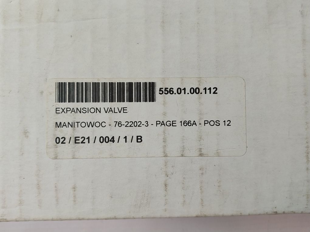 Manitowoc 76-2202-3 Expansion Valve G1700 83-6746-9