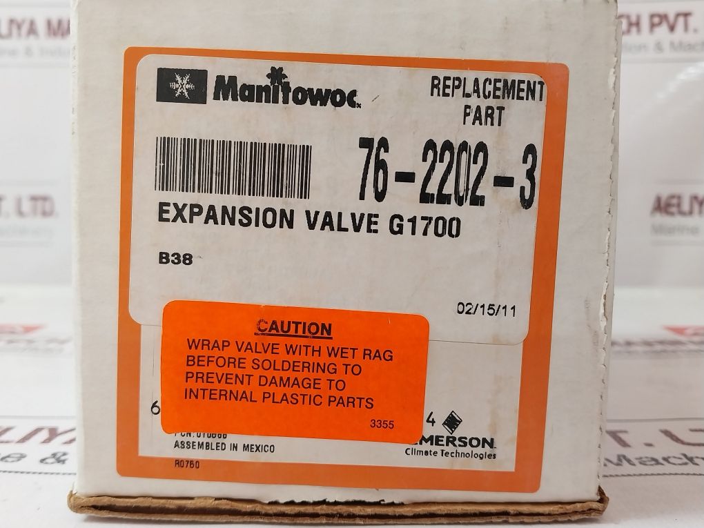 Manitowoc 76-2202-3 Expansion Valve G1700 83-6746-9