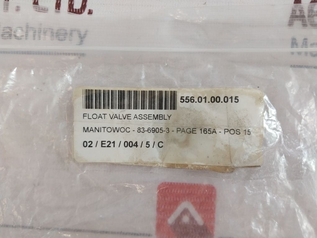 Manitowoc 83-6905-9 Float Valve Assembly