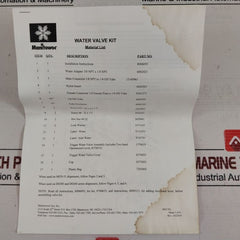 Manitowoc 83-7308-3 Water Valve Kit Model E2 24 Vac