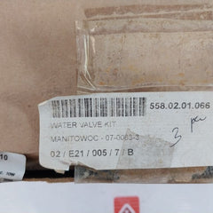 Manitowoc 83-7308-3 Water Valve Kit Model E2 24 Vac