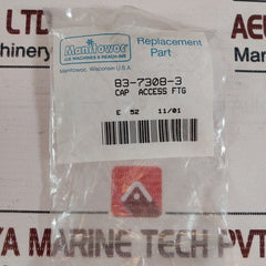 Manitowoc 83-7308-3 Water Valve Kit Model E2 24 Vac